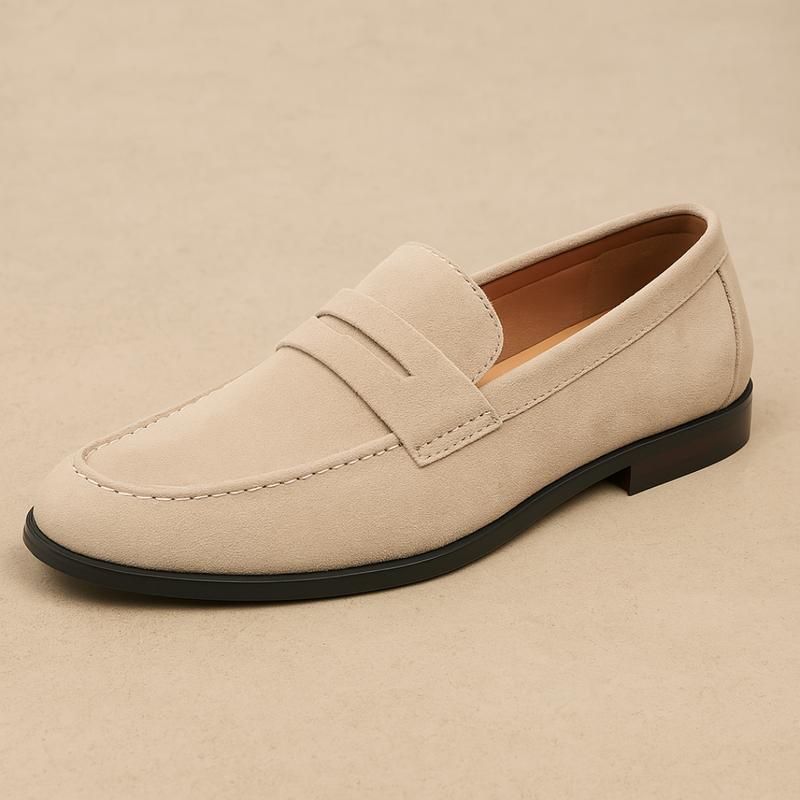 Olivia Sydney - Suede Penny Loafers