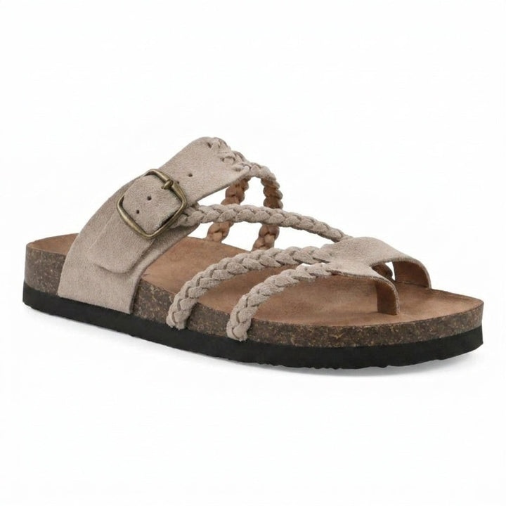 Olivia Sydney - Braided Strap Orthopedic Sandal