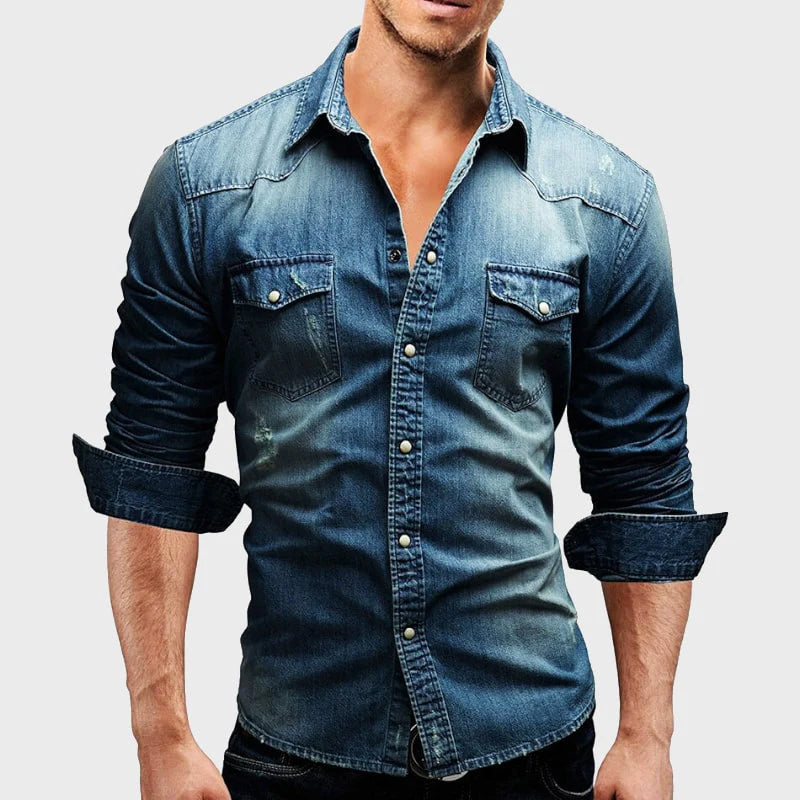 Olivia Sydney - Elegant Denim Shirt