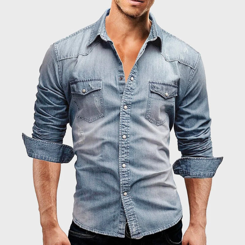 Olivia Sydney - Elegant Denim Shirt