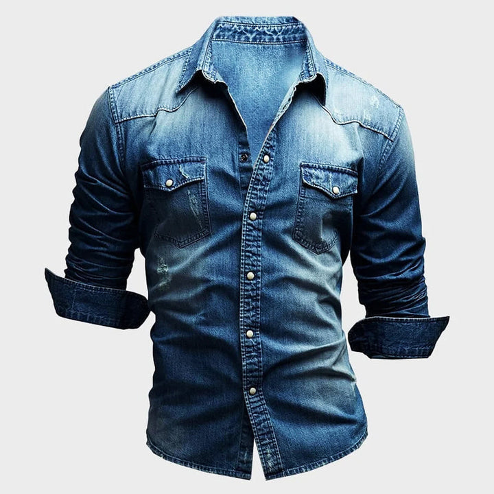 Olivia Sydney - Elegant Denim Shirt