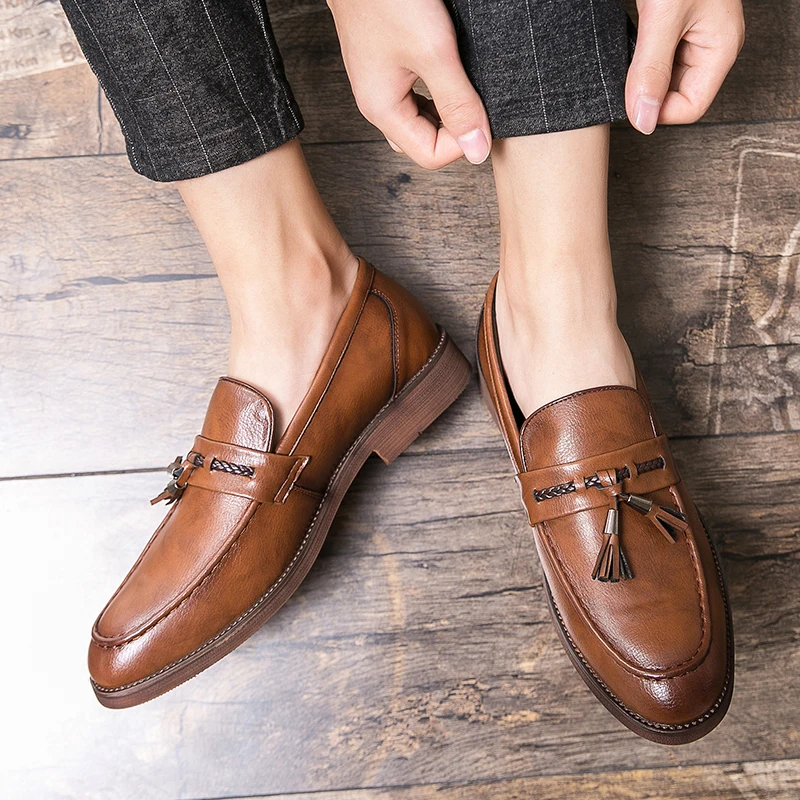 Olivia Sydney - Leather Tassel Loafers