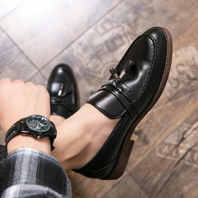 Olivia Sydney - Leather Tassel Loafers