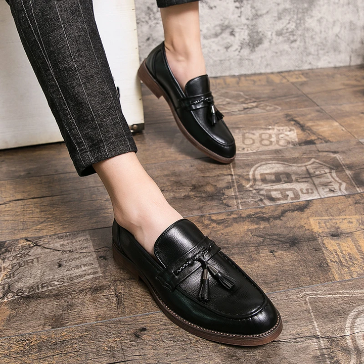 Olivia Sydney - Leather Tassel Loafers