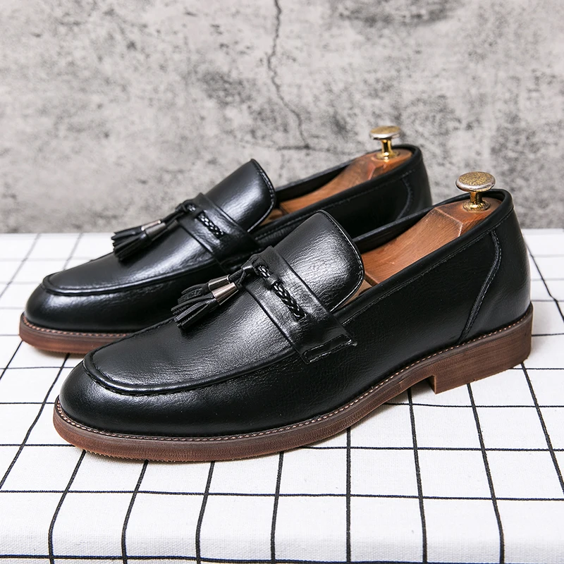 Olivia Sydney - Leather Tassel Loafers