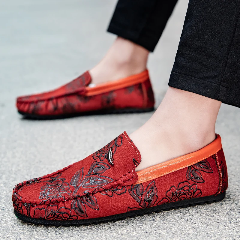 Olivia Sydney - Floral Leather Loafers