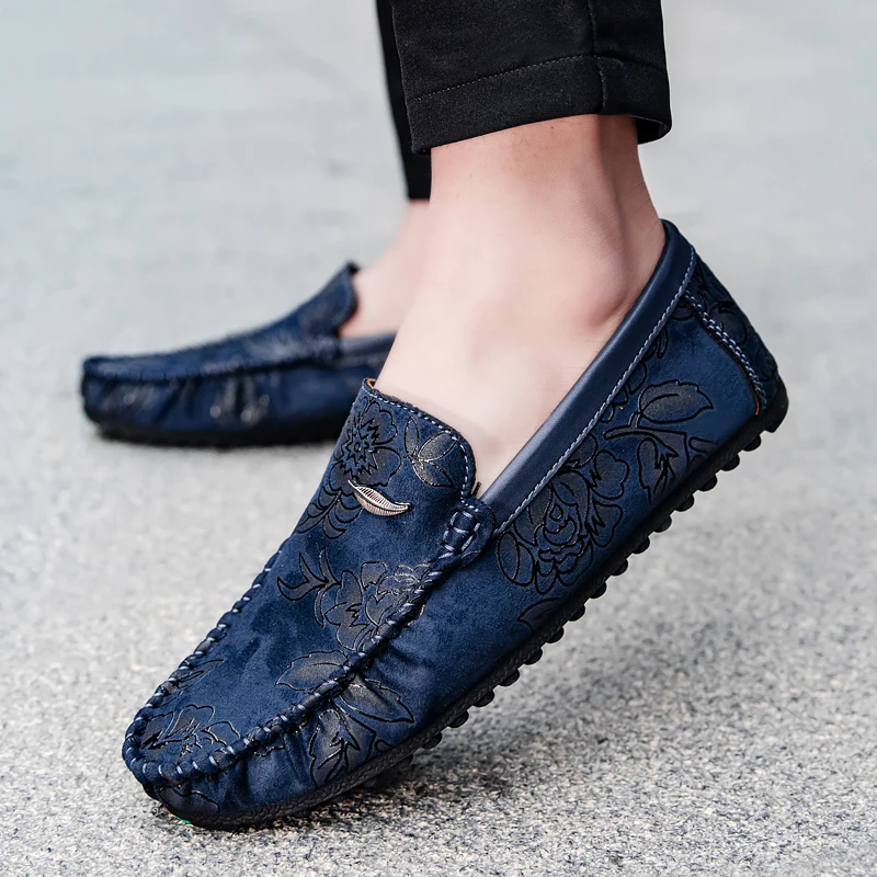 Olivia Sydney - Floral Leather Loafers