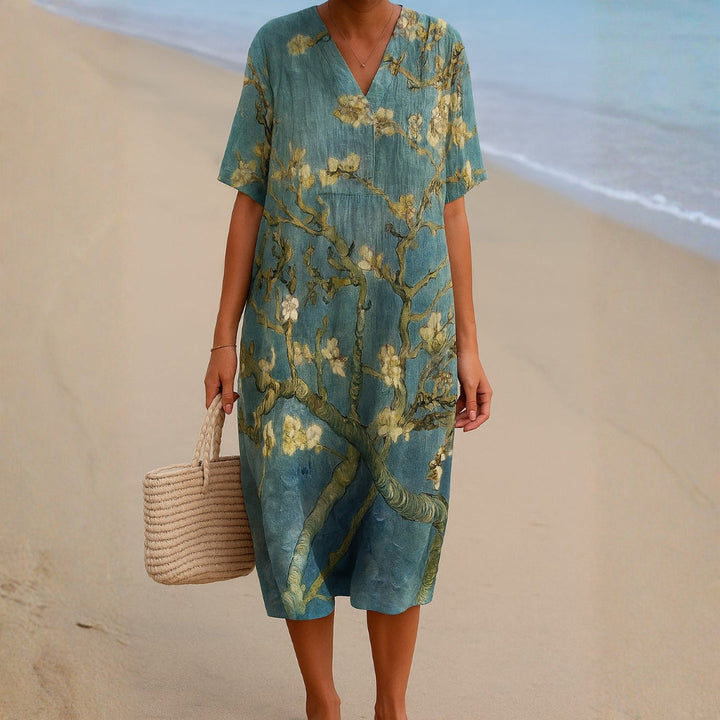 Olivia Sydney - Aqua Green Floral Dress