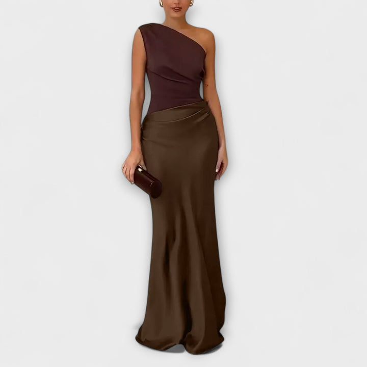 Olivia Sydney - Long Pleated Dress