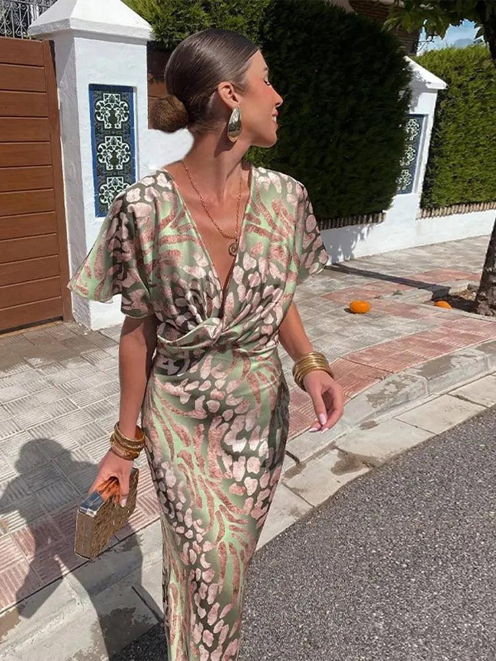 Olivia Sydney - Floral Pleated Dress