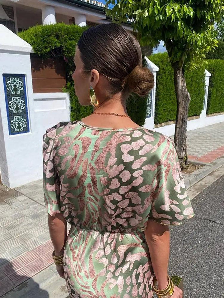 Olivia Sydney - Floral Pleated Dress
