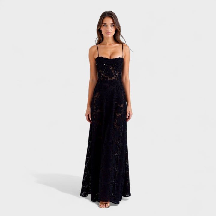 Olivia Sydney - Floral Lace Maxi Dress