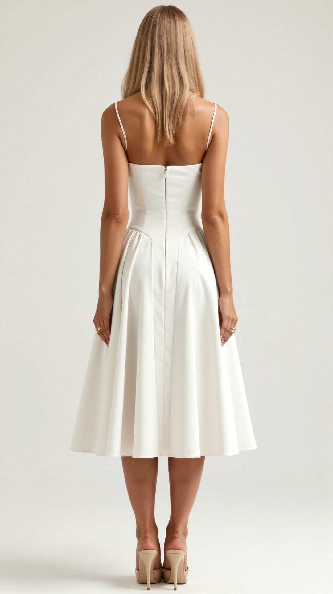 Olivia Sydney - Structured Bodice Midi Dress