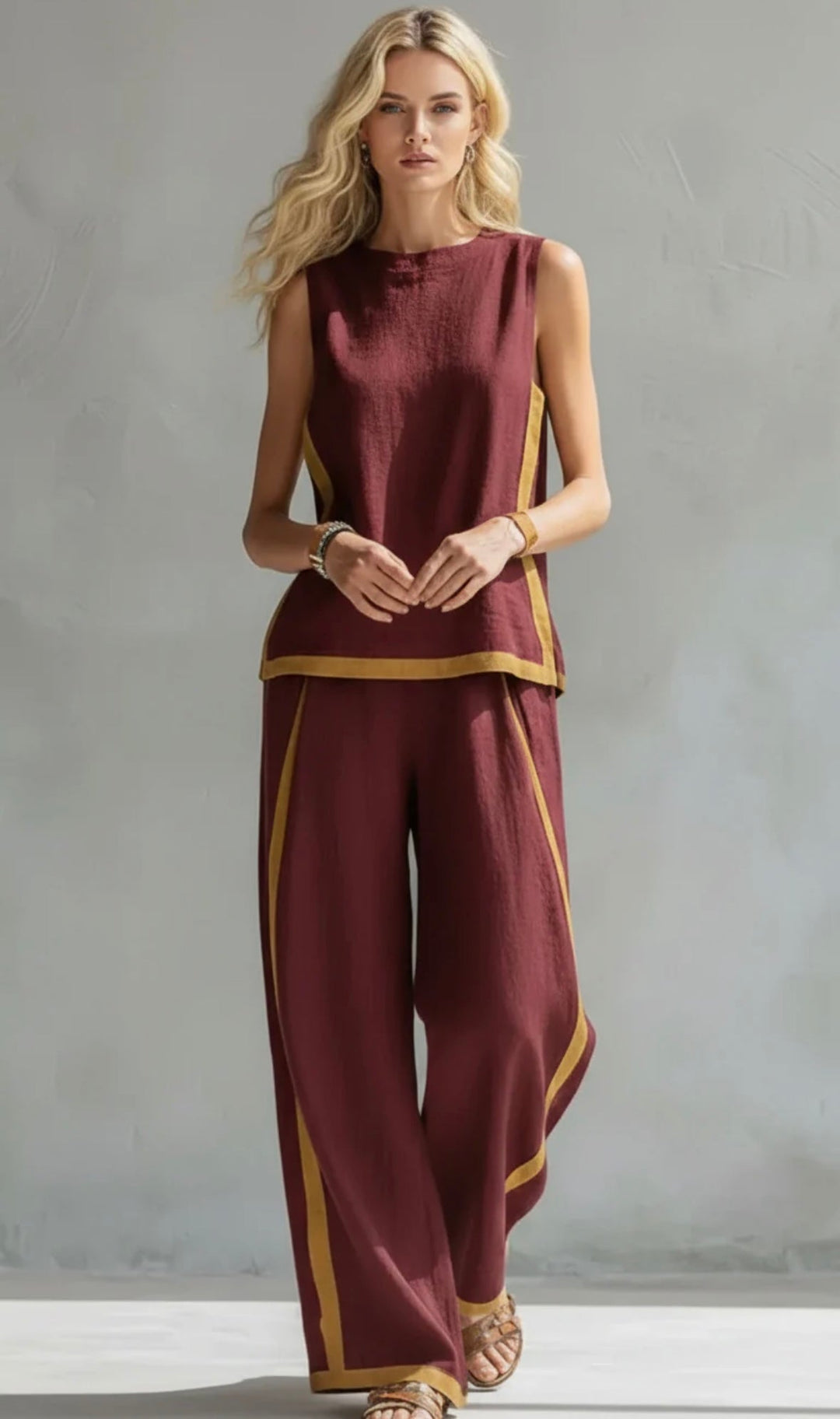 Olivia Sydney - Elegant Cotton and Linen Set