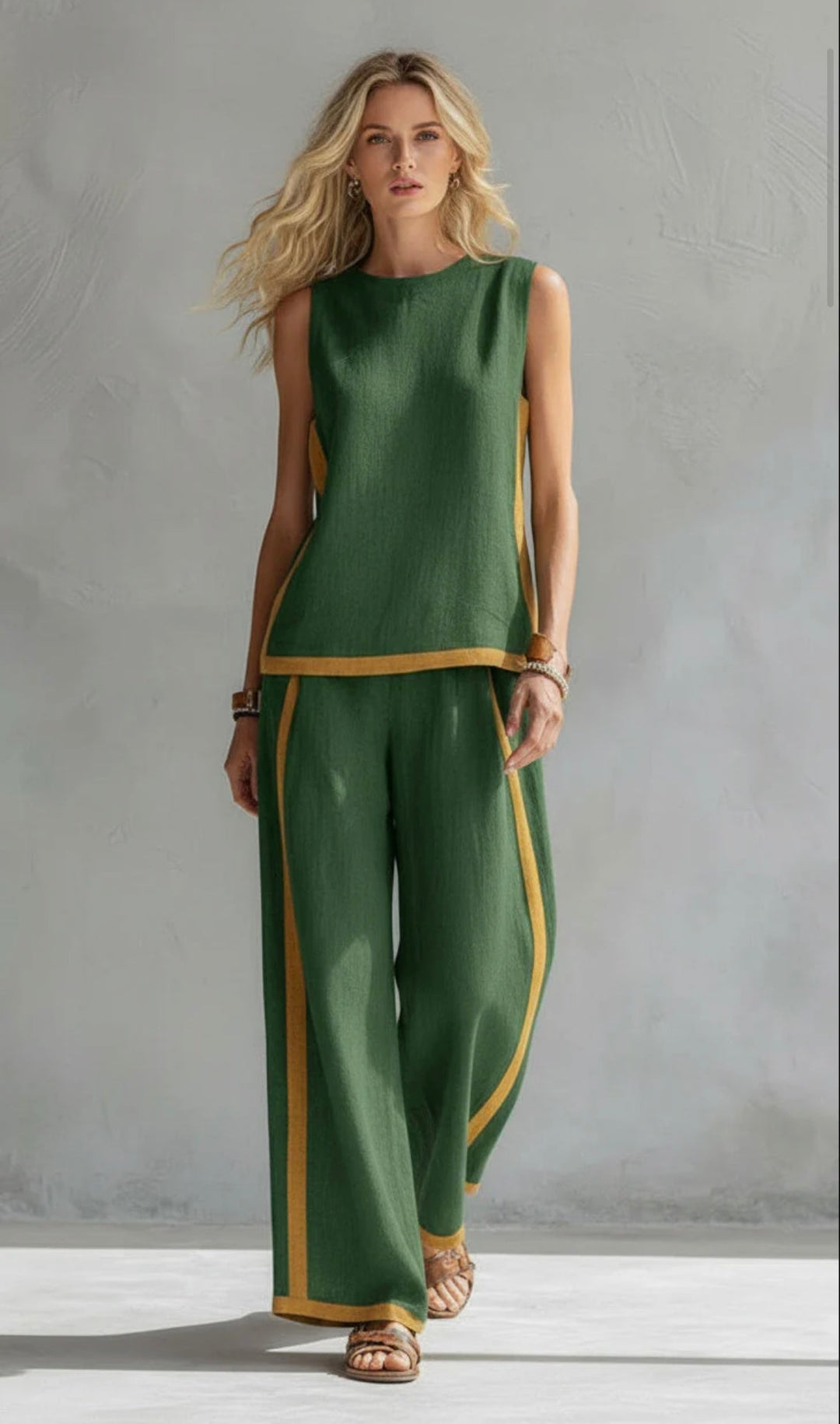 Olivia Sydney - Elegant Cotton and Linen Set