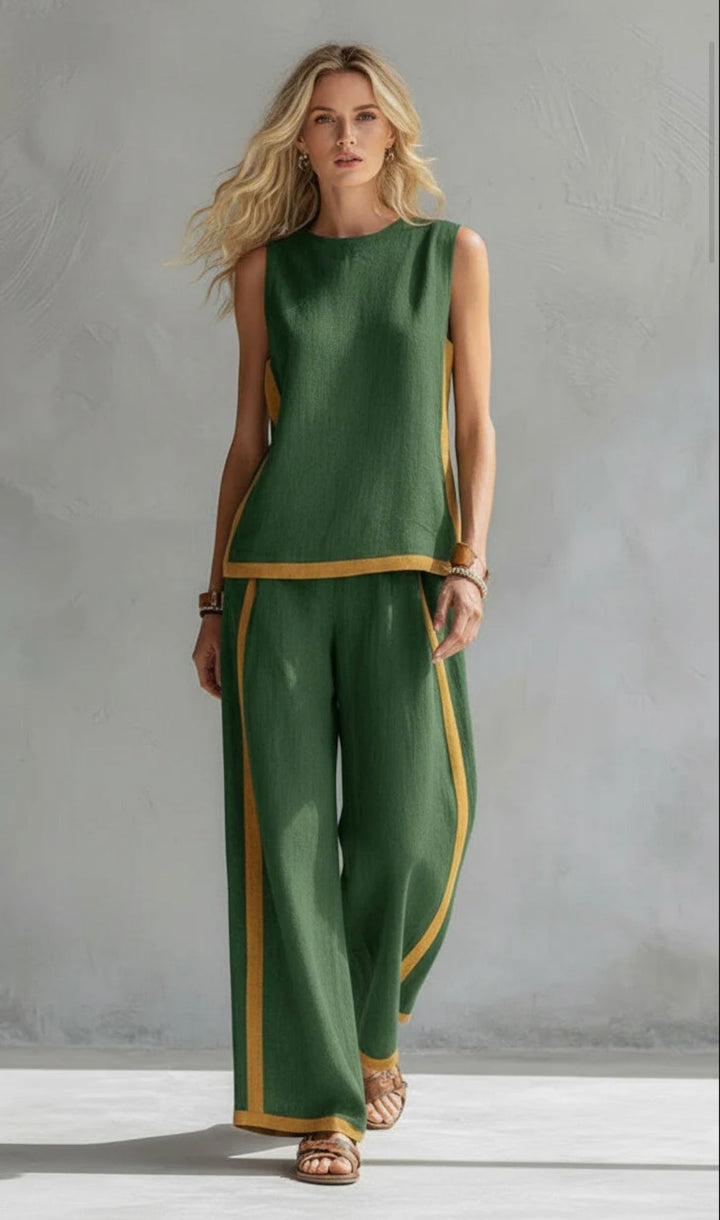 Olivia Sydney - Elegant Cotton and Linen Set