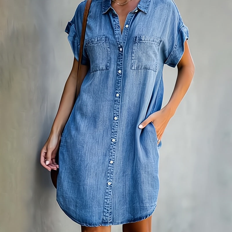 Olivia Sydney - Button-Up Shirt Dress