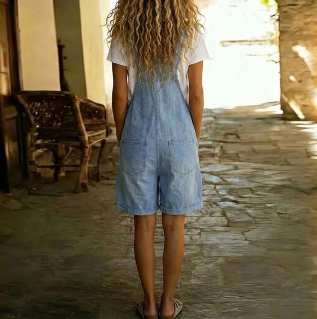 Olivia Sydney - Light Blue Denim Overalls