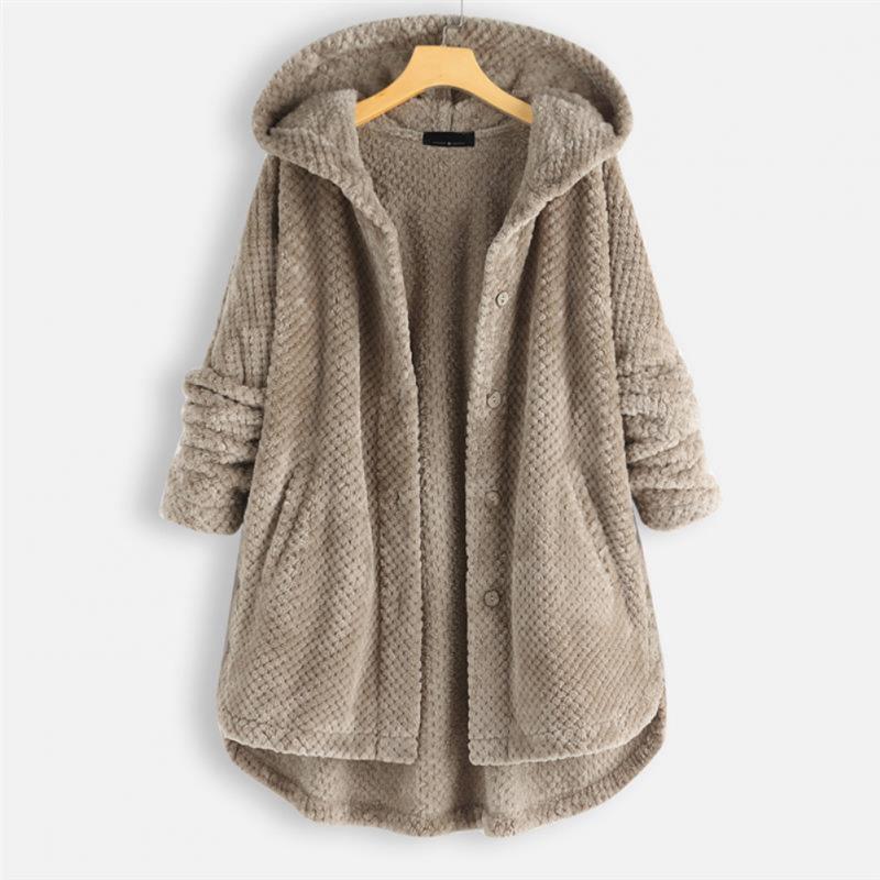 Olivia Sydney - Ribbed Hooded Coat