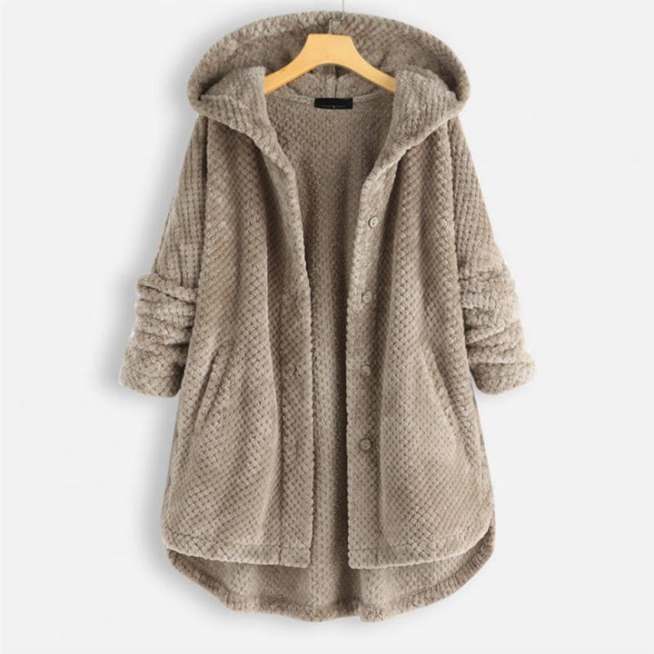 Olivia Sydney - Ribbed Hooded Coat