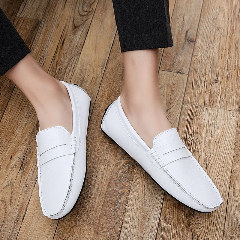 Olivia Sydney - Casual Summer Leather Loafers