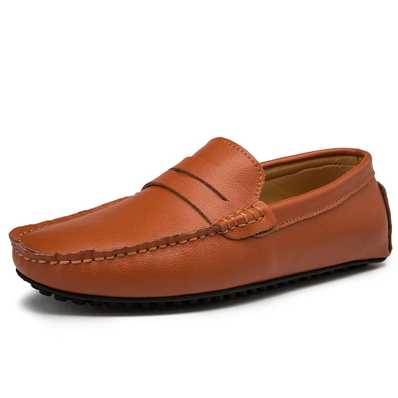 Olivia Sydney - Casual Summer Leather Loafers