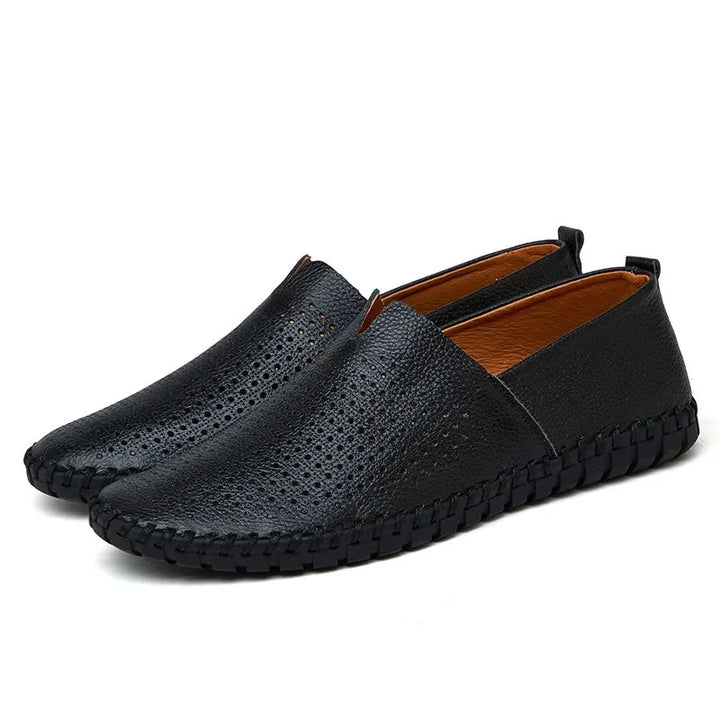 Olivia Sydney - Breathable Leather Loafers