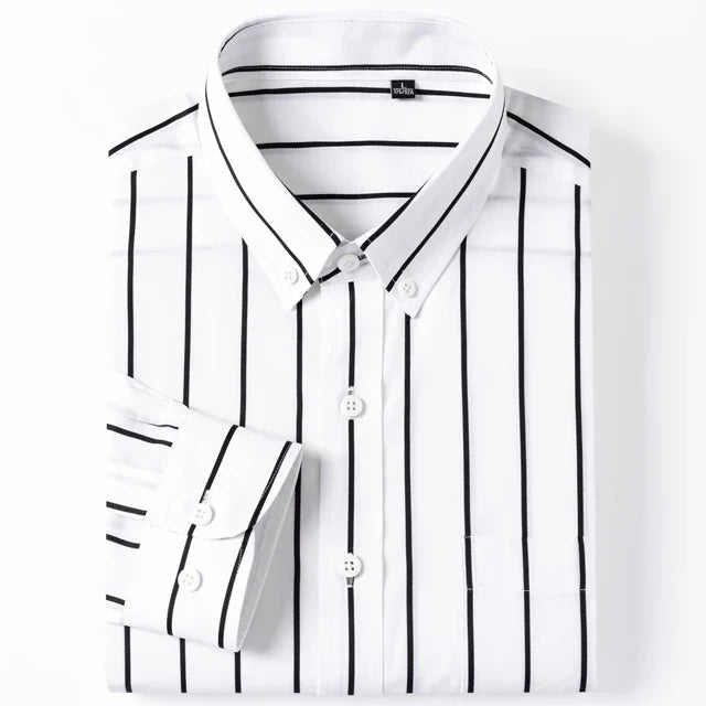 Olivia Sydney - Elegant Striped Cotton Shirt