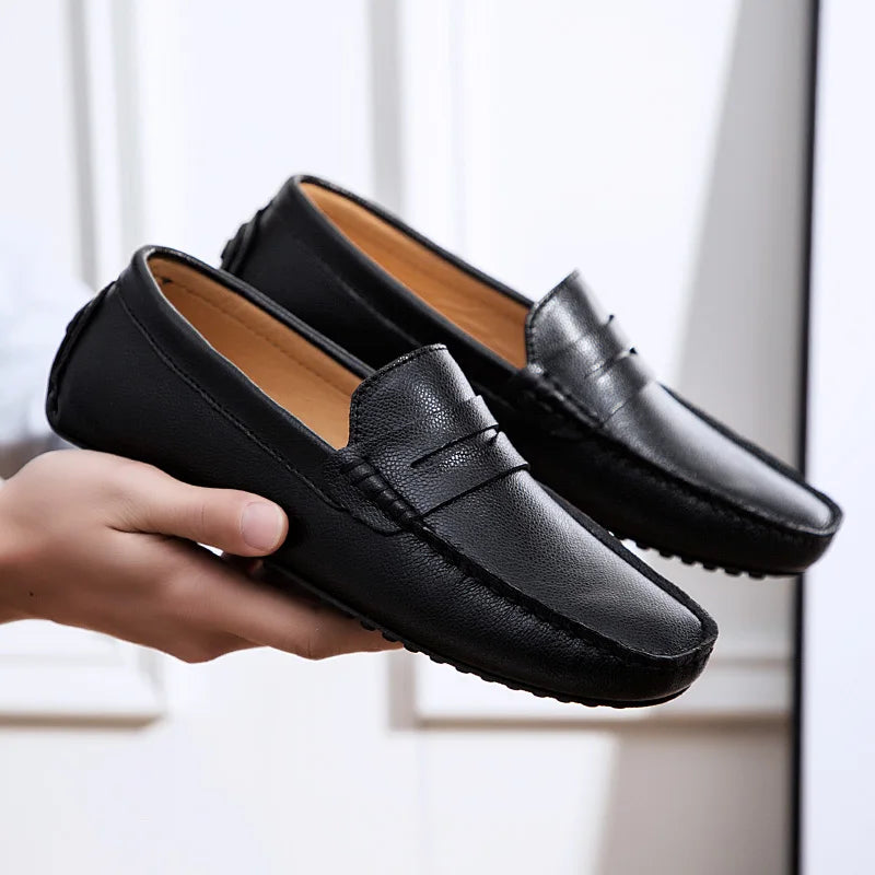 Olivia Sydney - Casual Summer Leather Loafers