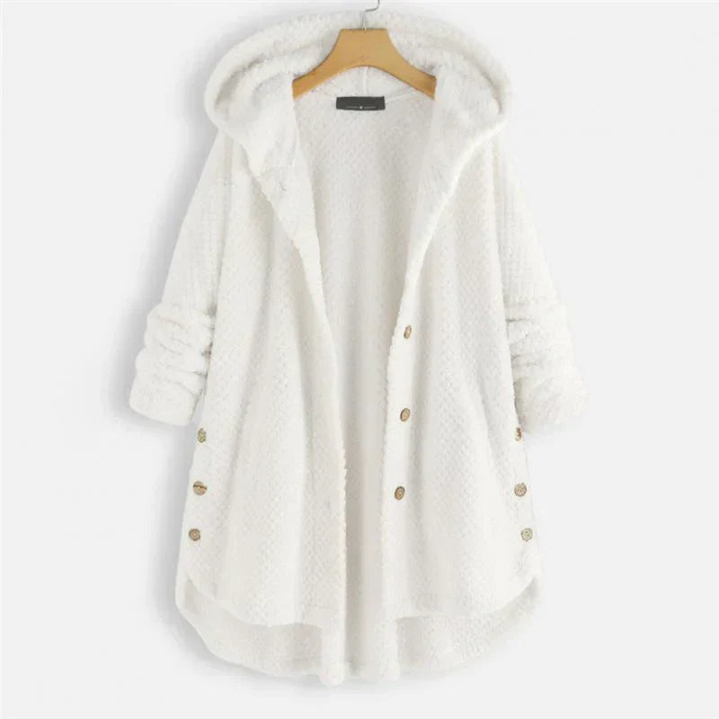 Olivia Sydney - Ribbed Hooded Coat