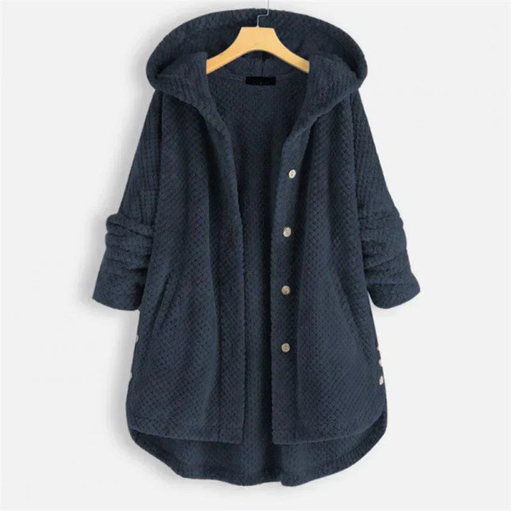 Olivia Sydney - Ribbed Hooded Coat