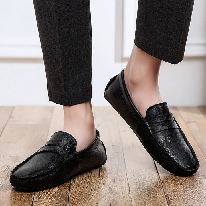 Olivia Sydney - Casual Summer Leather Loafers