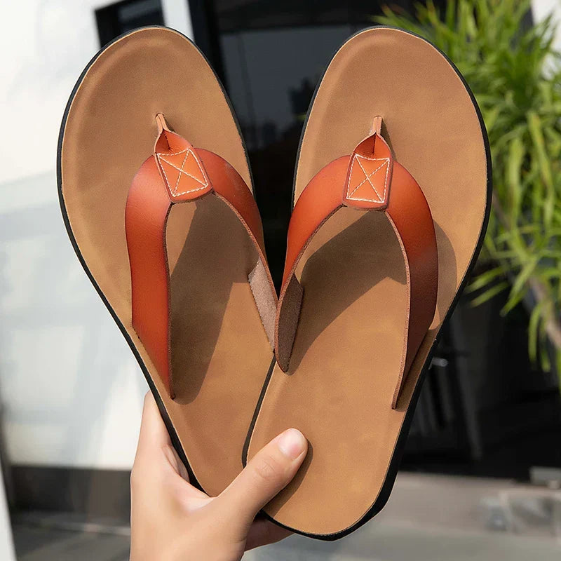 Olivia Sydney - Casual Leather Sandals