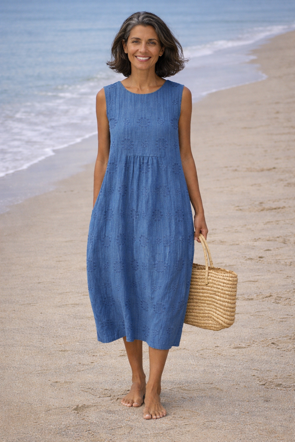 Olivia Sydney - Sleeveless Midi Dress