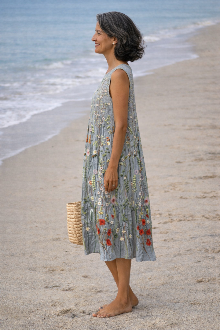 Olivia Sydney - Printed Midi Dress