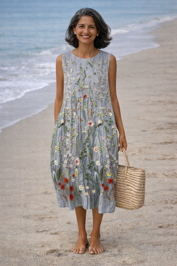 Olivia Sydney - Printed Midi Dress