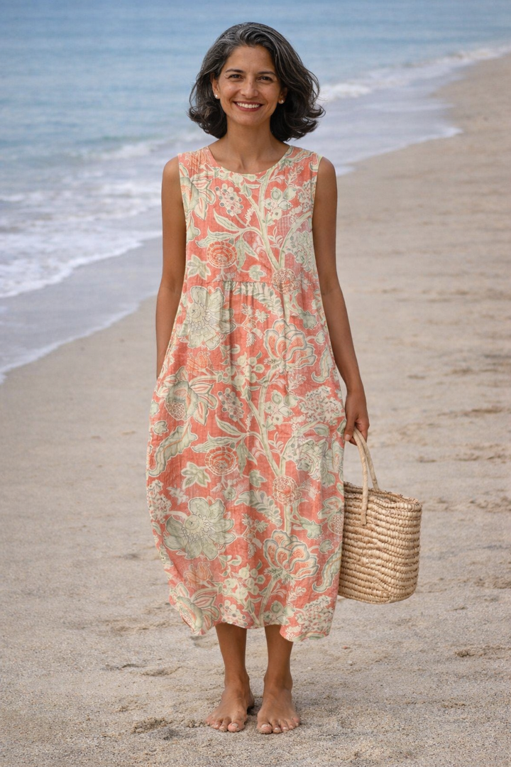 Olivia Sydney - Printed Midi Dress