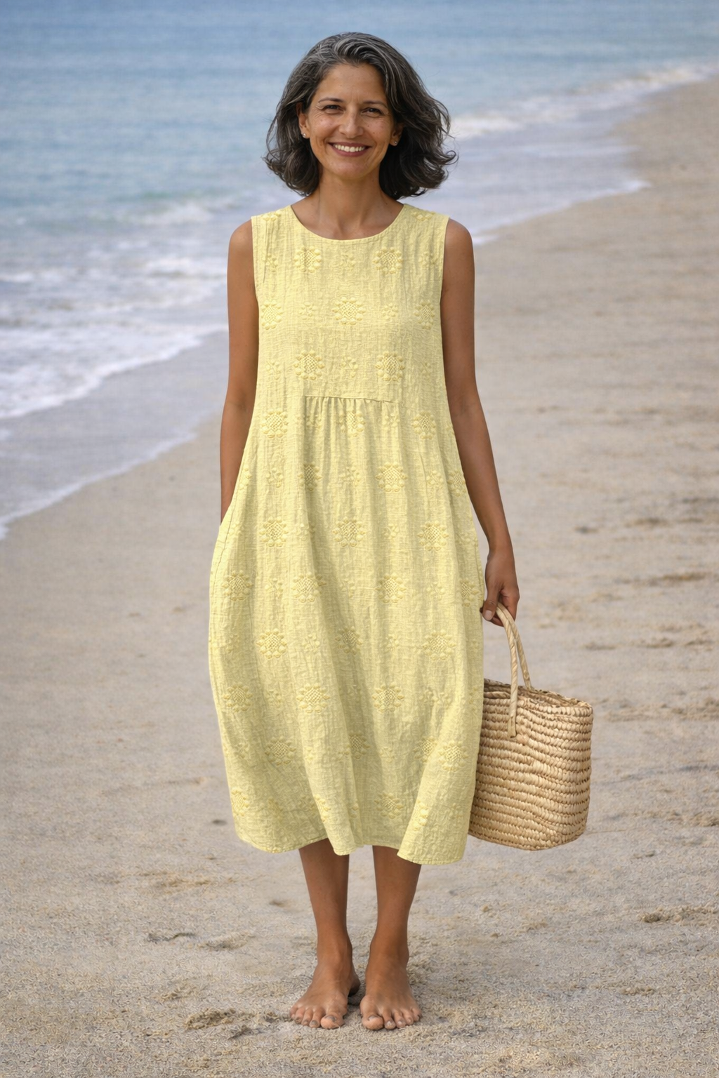 Olivia Sydney - Sleeveless Midi Dress