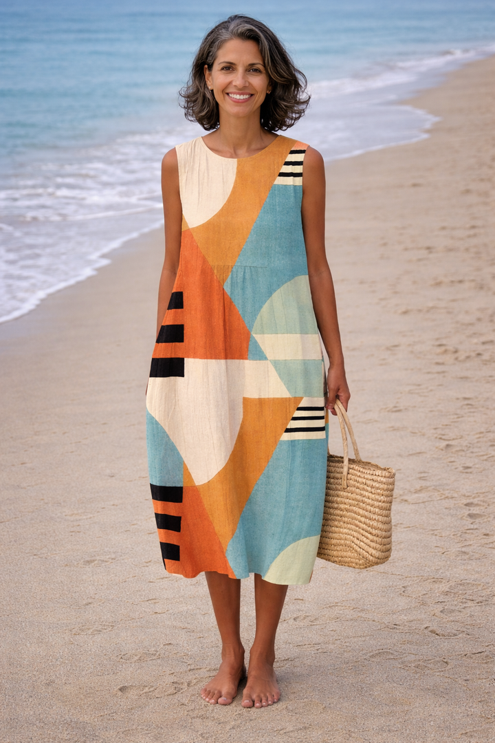 Olivia Sydney - Sleeveless Midi Dress