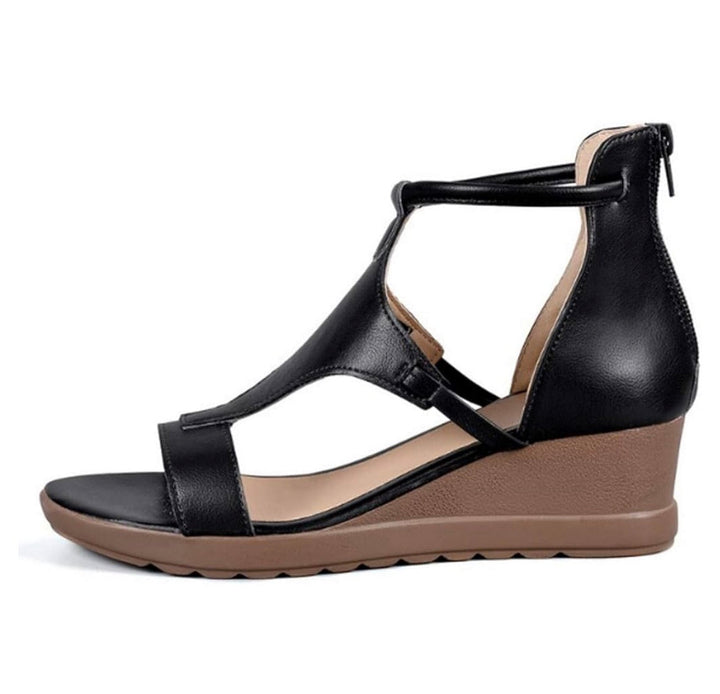 Olivia Sydney - orthopedic high-heeled sandal in vegan leather
