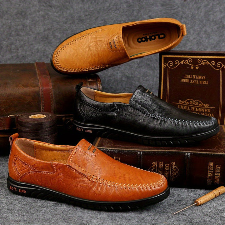 Olivia Sydney - Elegant Leather Loafers