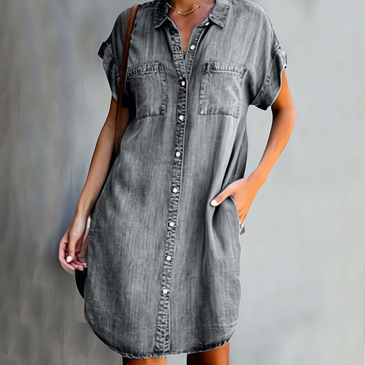Olivia Sydney - Button-Up Shirt Dress