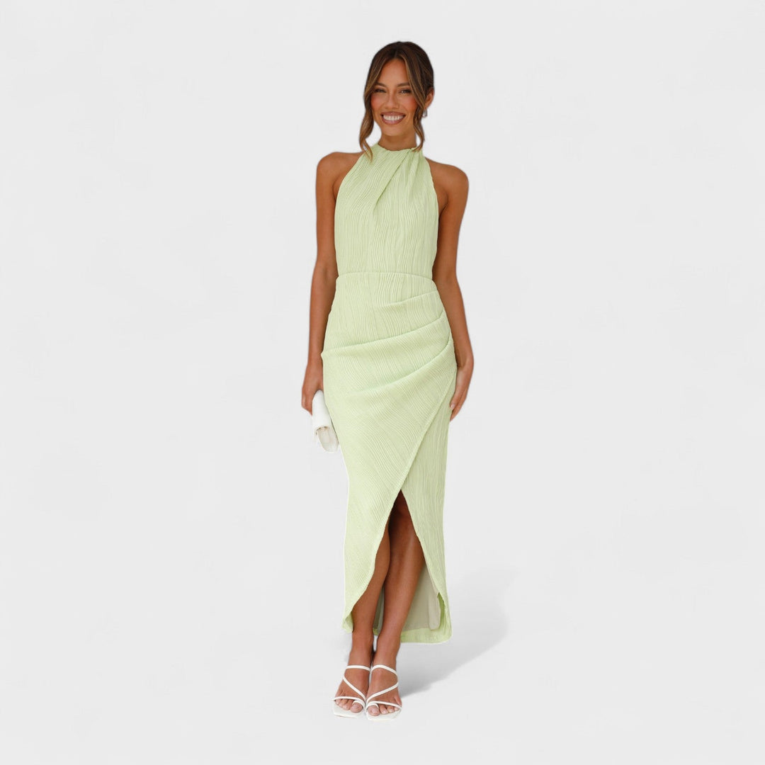 Olivia Sydney - Pleated Long Dress