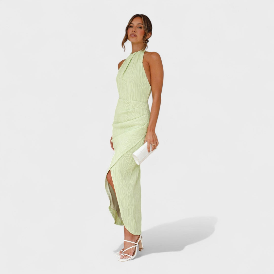 Olivia Sydney - Pleated Long Dress