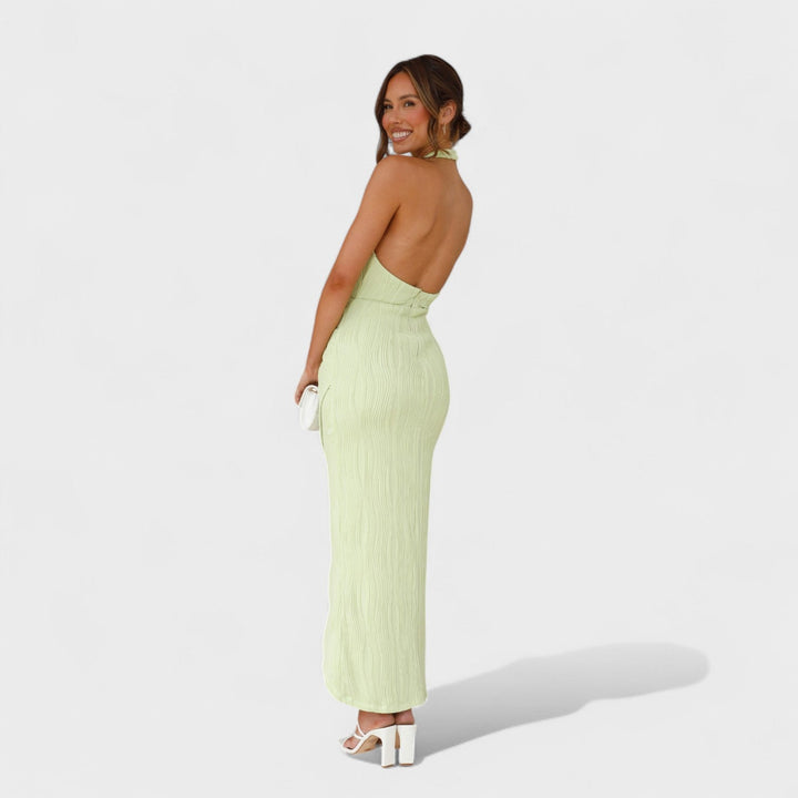 Olivia Sydney - Pleated Long Dress