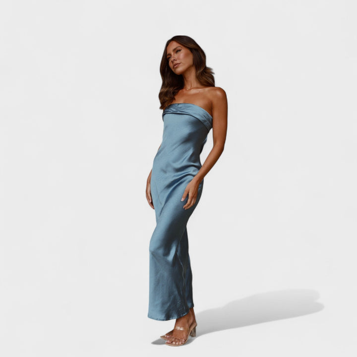 Olivia Sydney - Sleeveless Satin Dress