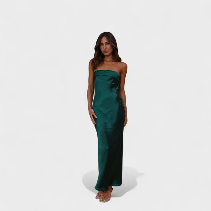 Olivia Sydney - Sleeveless Satin Dress
