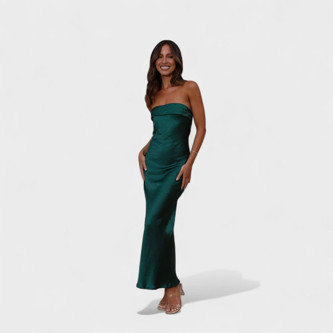 Olivia Sydney - Sleeveless Satin Dress