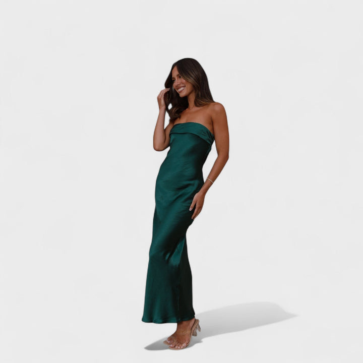 Olivia Sydney - Sleeveless Satin Dress