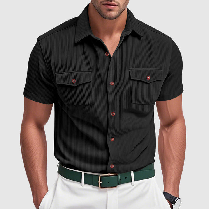 Olivia Sydney - Elegant Corduroy Shirt for Men